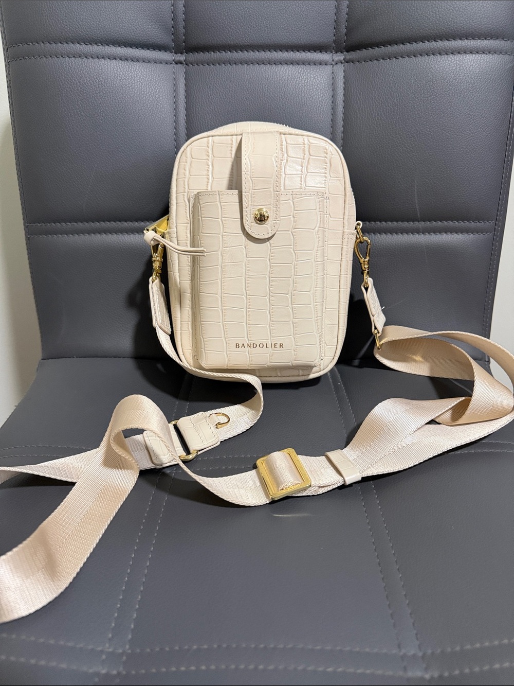 Bandolier Dillon Croc Phone Bag